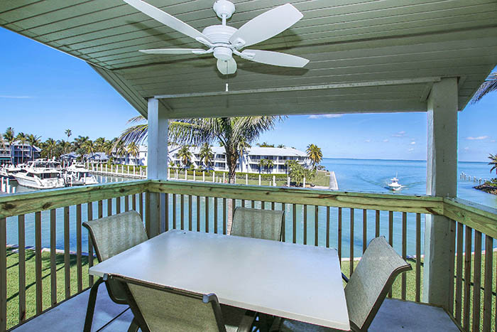 Deck view from South Seas Marina Resort on Captiva Island